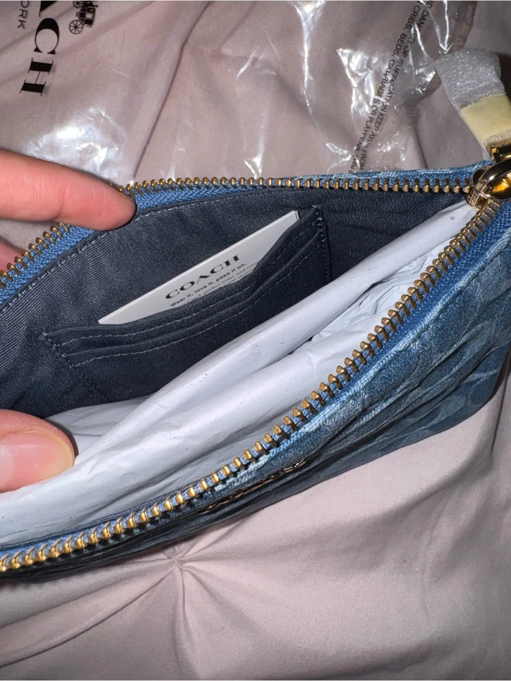 Coach Signature Denim Nolita 19